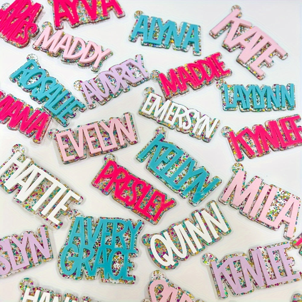 Custom Acrylic Name Keychain