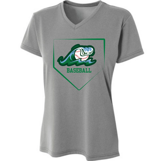 Women's Short Sleeve Moisture Wicking T-shirt - Wave