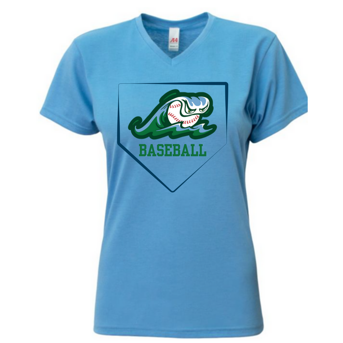 Women's Short Sleeve Moisture Wicking T-shirt - Wave