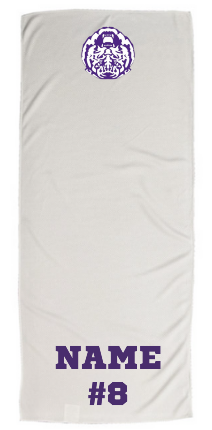 TIGERS Personalized Neck Cooling Towel