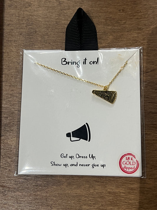 Bring it on cheer necklace