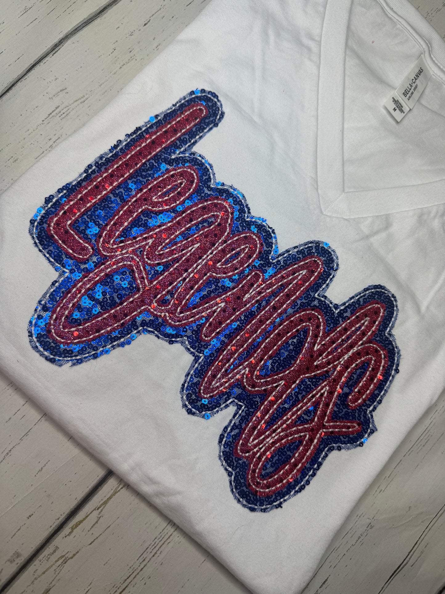 Sequin Appliqué Legends T Shirt