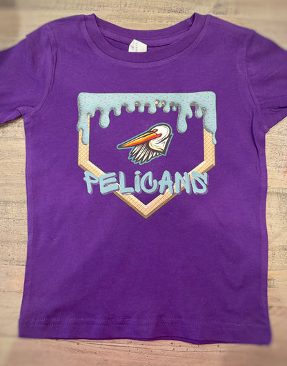 Pelicans Youth Dripp Logo Tee