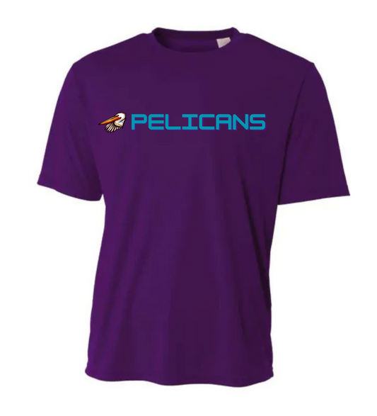 Pelicans Short Sleeve Cooling Performance Crew tee