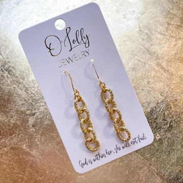 Gold Chain Earrings