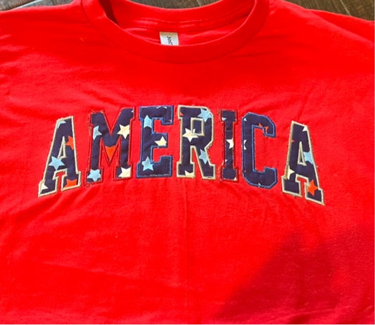 Adult America Tee