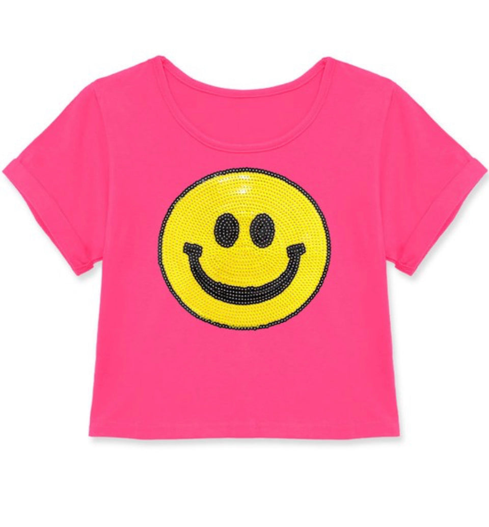 Smiley Crop top