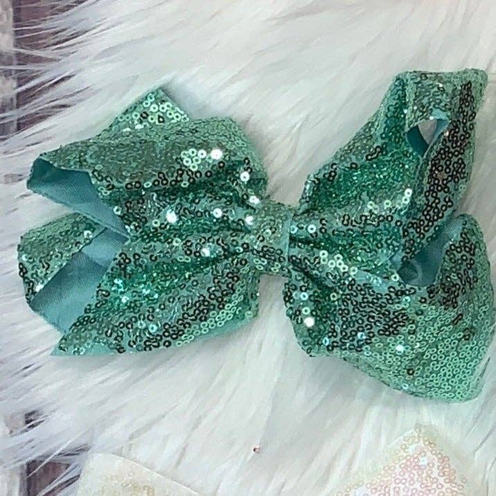 Large Sequin Hair Bows Extra Large