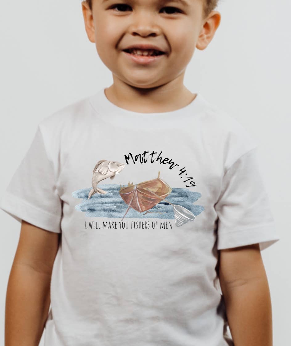 I Will Make You Fishers Of Men Christian Toddler Tee