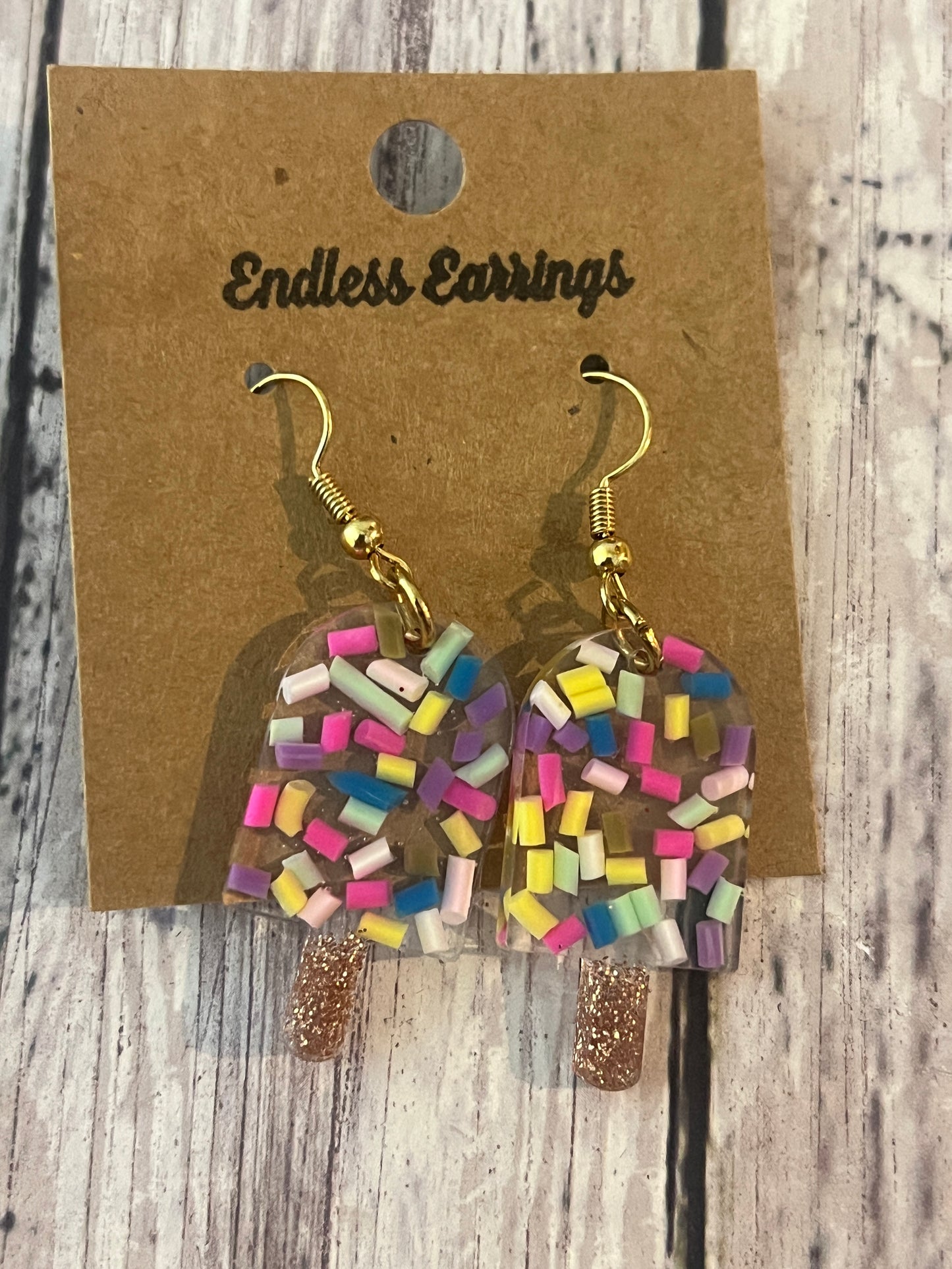 Sprinkle my day pop-sickle Earring