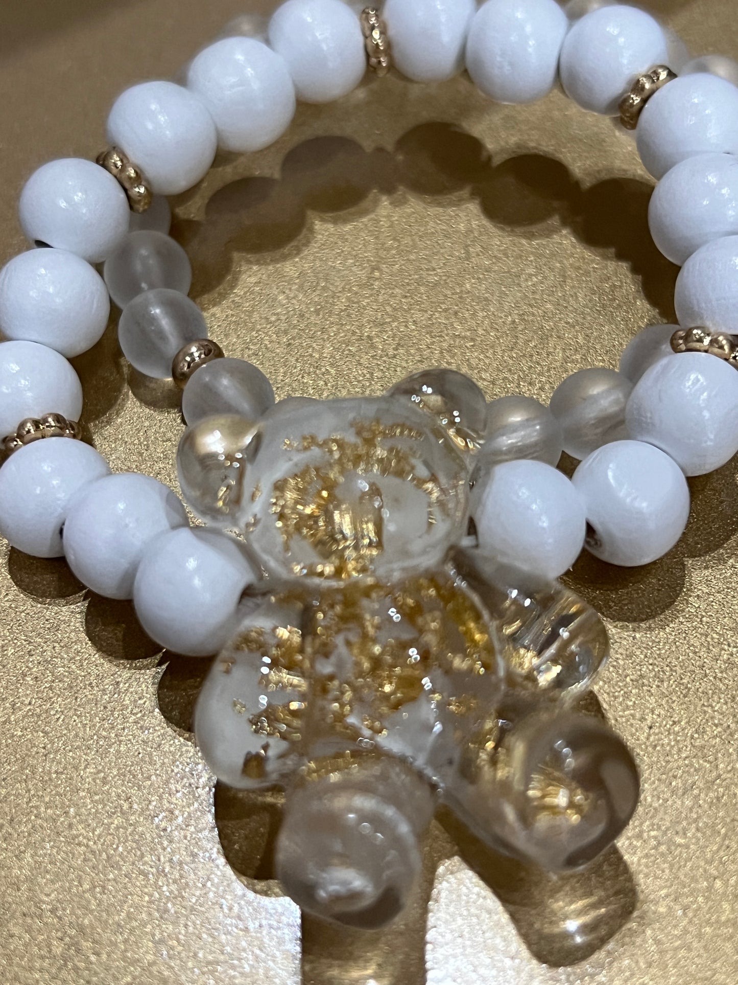 Girls teddy bead bracelet