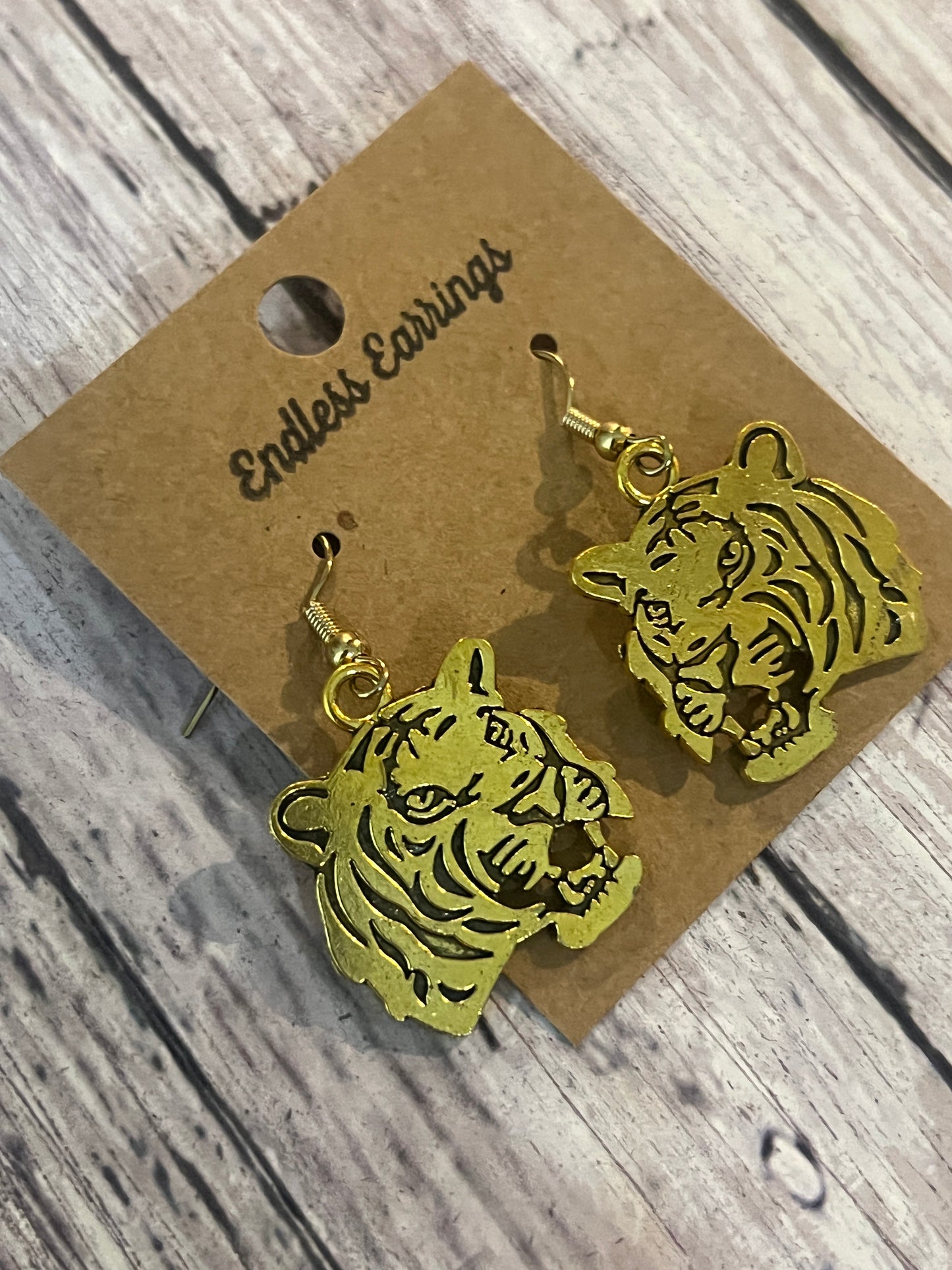 Go Tigers Earring