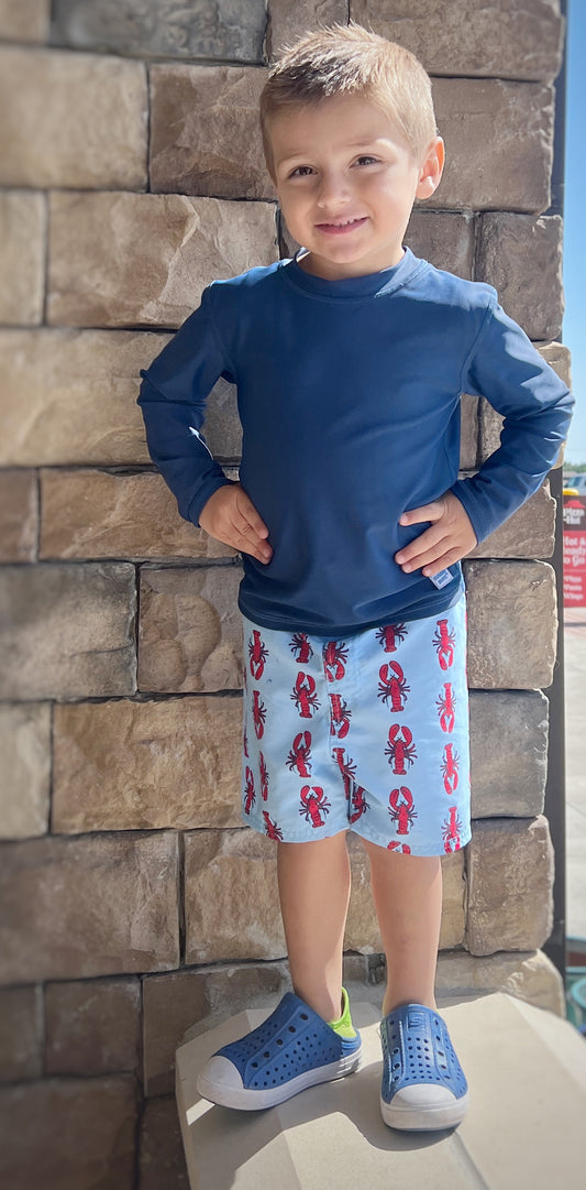 Ruffle butts My little lobster Swim trunks