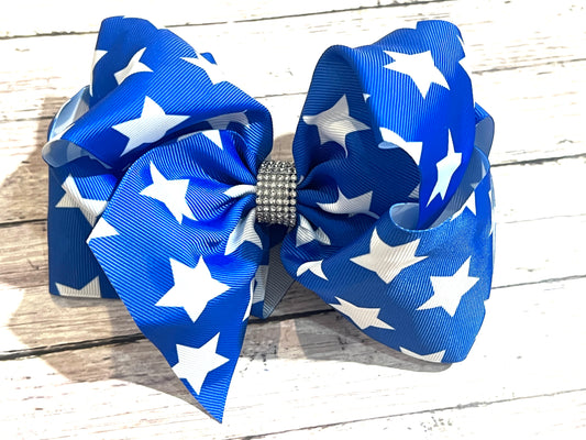 Girls Patriotic Bow